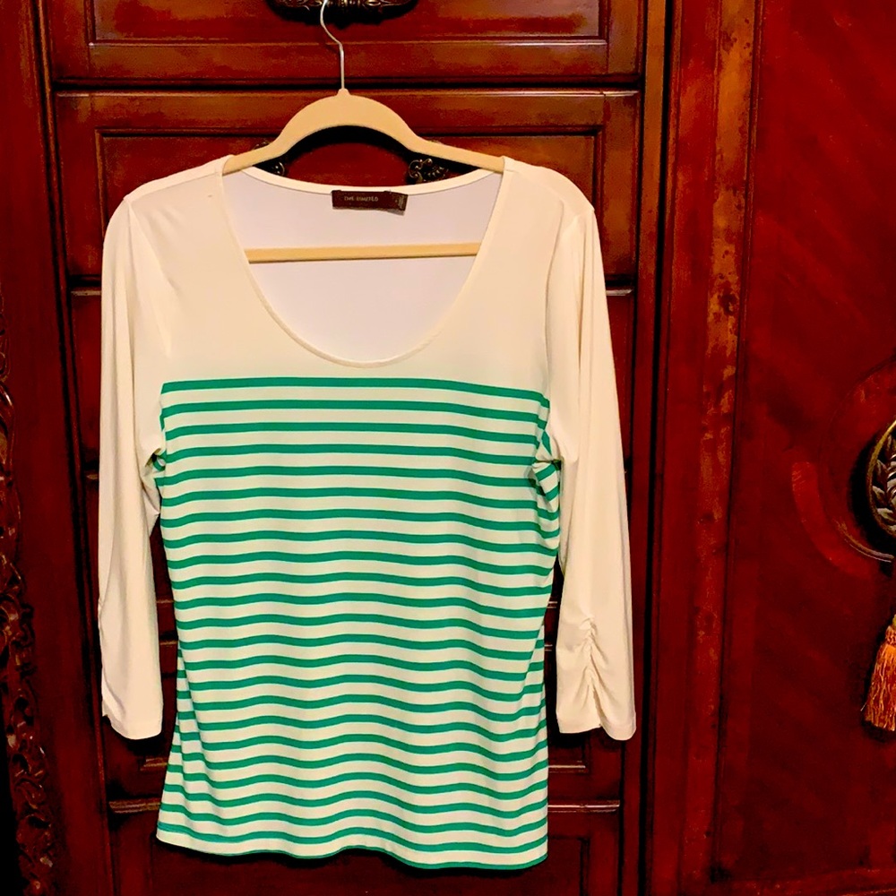 Striped Scoop Neck Shirt